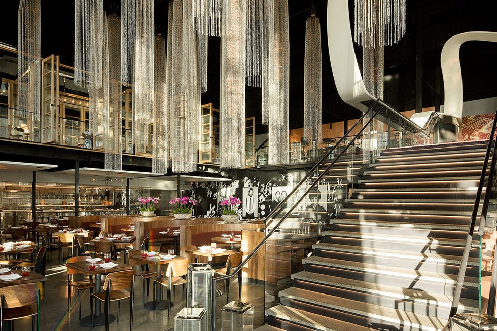 Architecture, Stairs, Building, Interior design, Handrail, Lobby, Glass, 