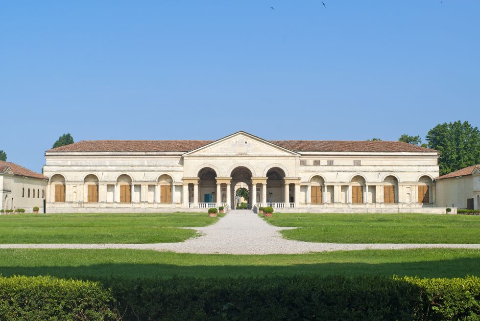 Morning at Palazzo Te in Mantua, Lombardy, Italy