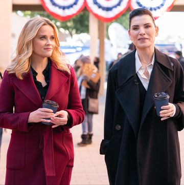 the morning show season 2  reese witherspoon as bradley, julianna margulies as laura