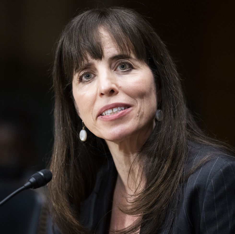 united states   february 16 nina morrison, nominee to be us district judge for the eastern district of new york, testifies during her senate judiciary committee confirmation hearing in dirksen building on wednesday, february 16, 2022 tom williamscq roll call