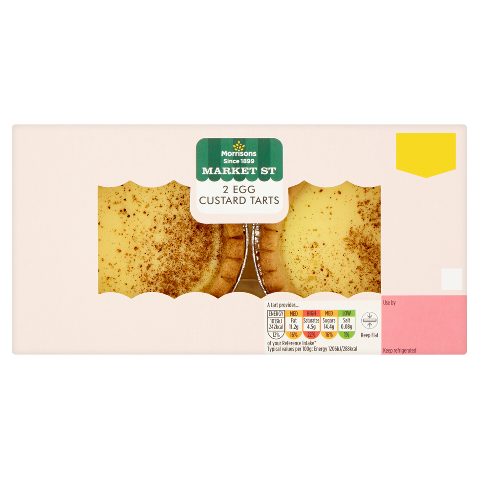 Morrisons egg custard tart