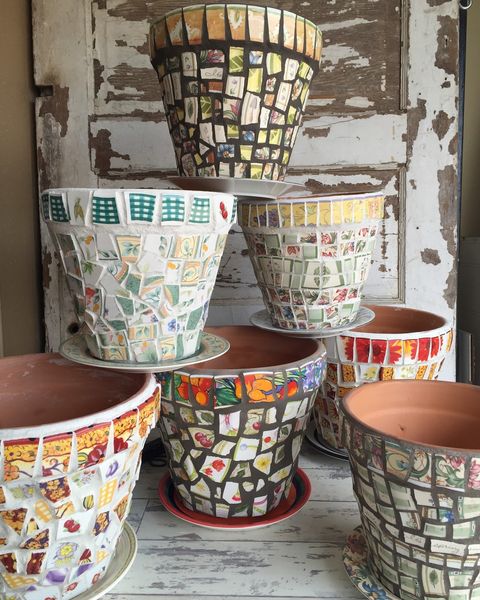 Flowerpot, Ceramic, Porcelain, Pottery, Storage basket, earthenware, Mosaic, Room, Cup, Tableware, 