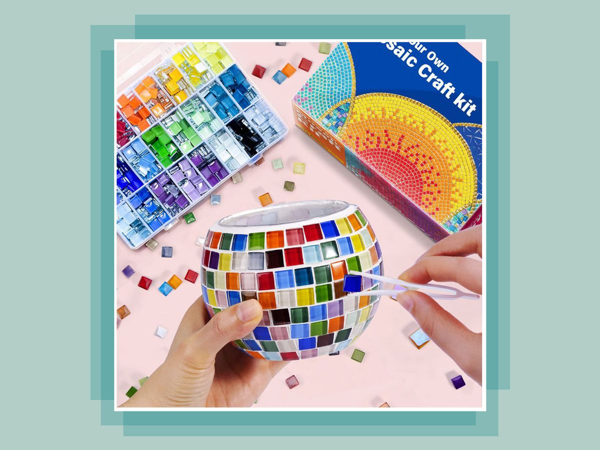 Mosaic Picture Kits Value Pack (Pack of 6) Craft Kits
