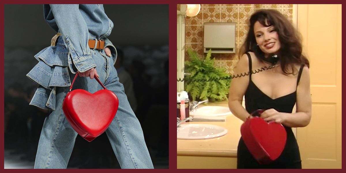 Rare Moschino Vintage Red Heart Bag the Nanny Fran Fine -  Canada