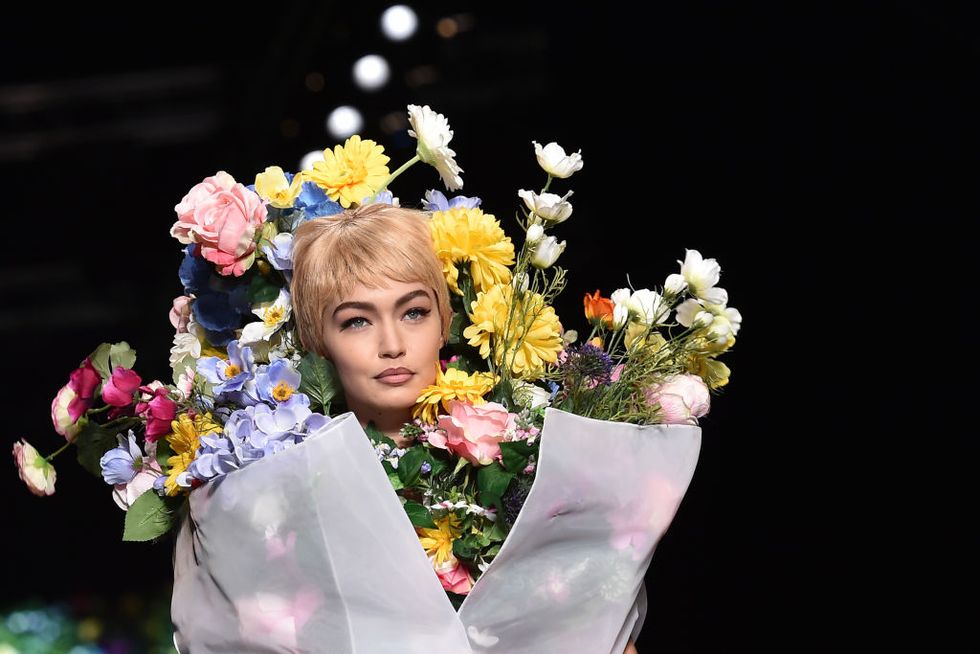 Moschino Show Milan Fashion Week 2018 - Gigi Hadid Fashion Week