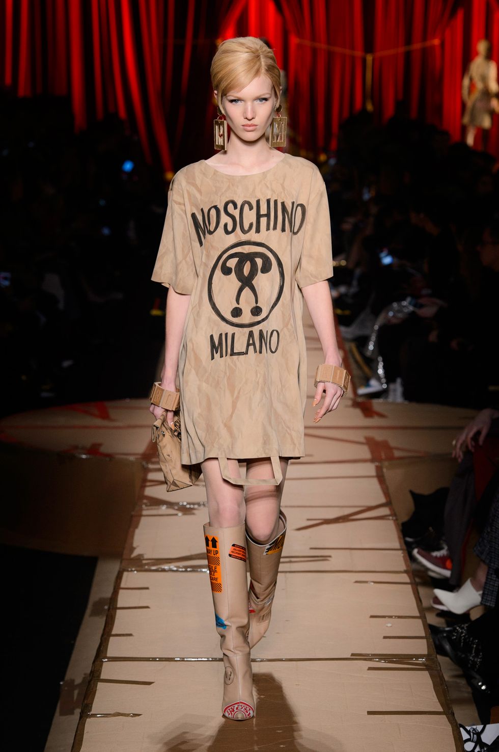 Moschino Sent Models Wearing Literal Trash Down The Runway