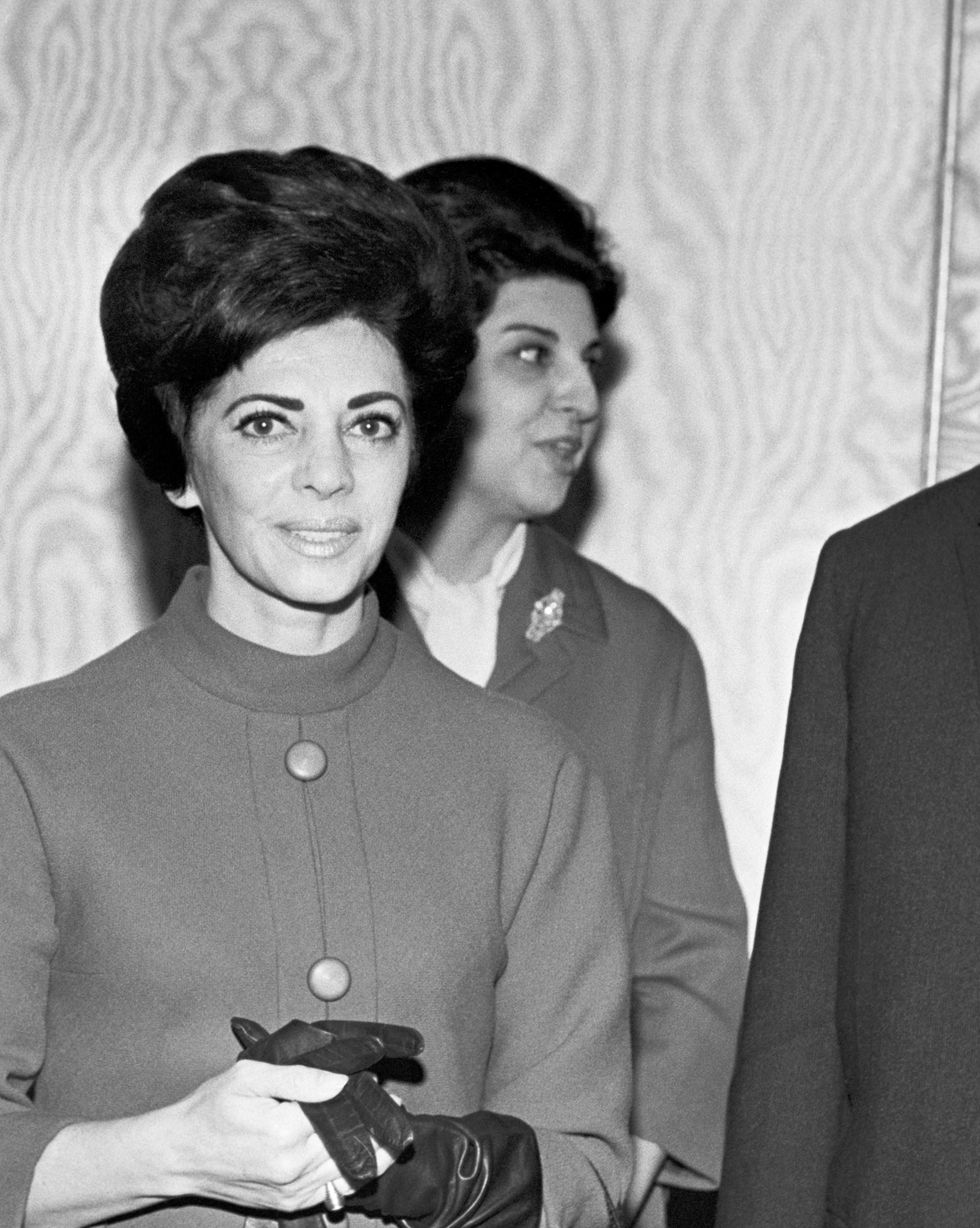 Princess Shams Pahlavi of Iran in Moscow, 1966