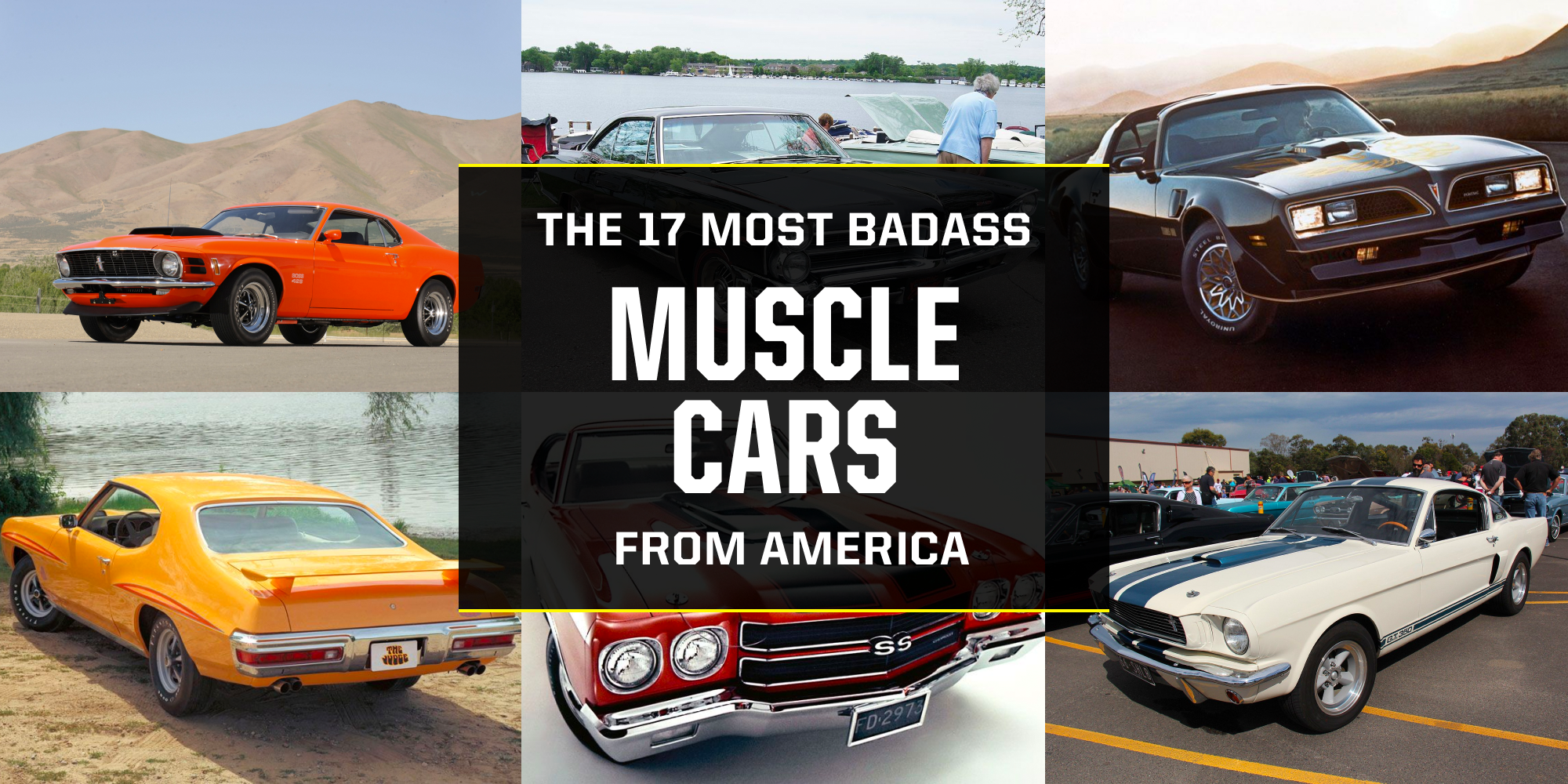 These Are 17 American Muscle Cars Ever Made