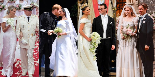 British and Greek Royals Attend British Society Wedding