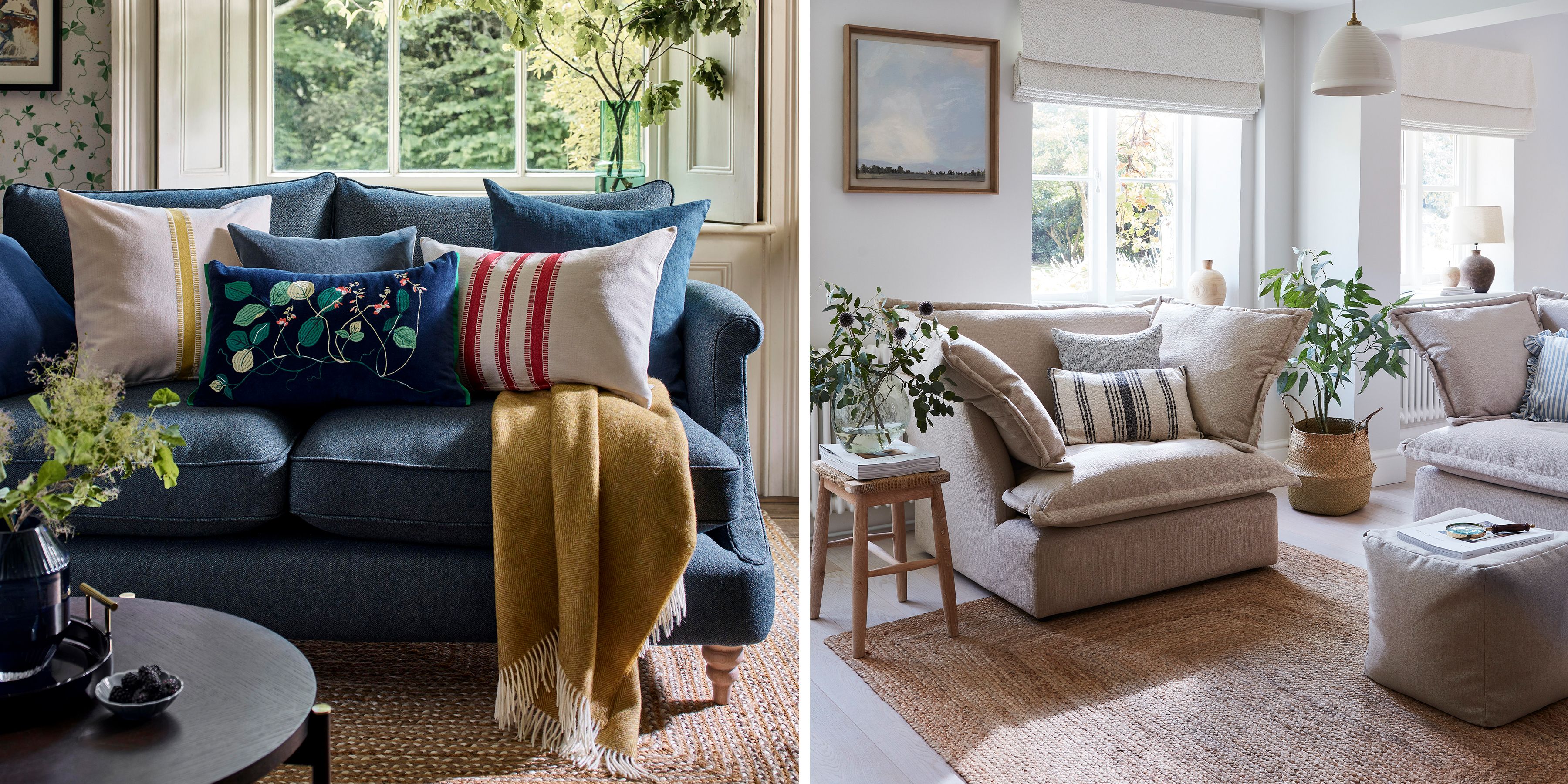 Blue Sofa Decor Ideas | Shop the Look
