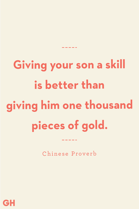 mother and son quotes — chinese proverb