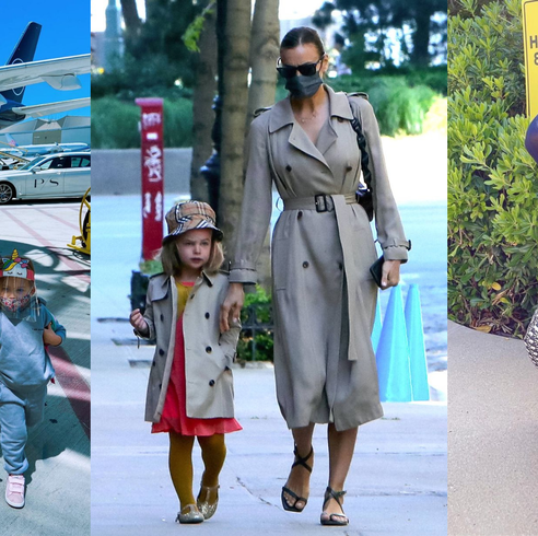 celebrity mother kids matching outfits