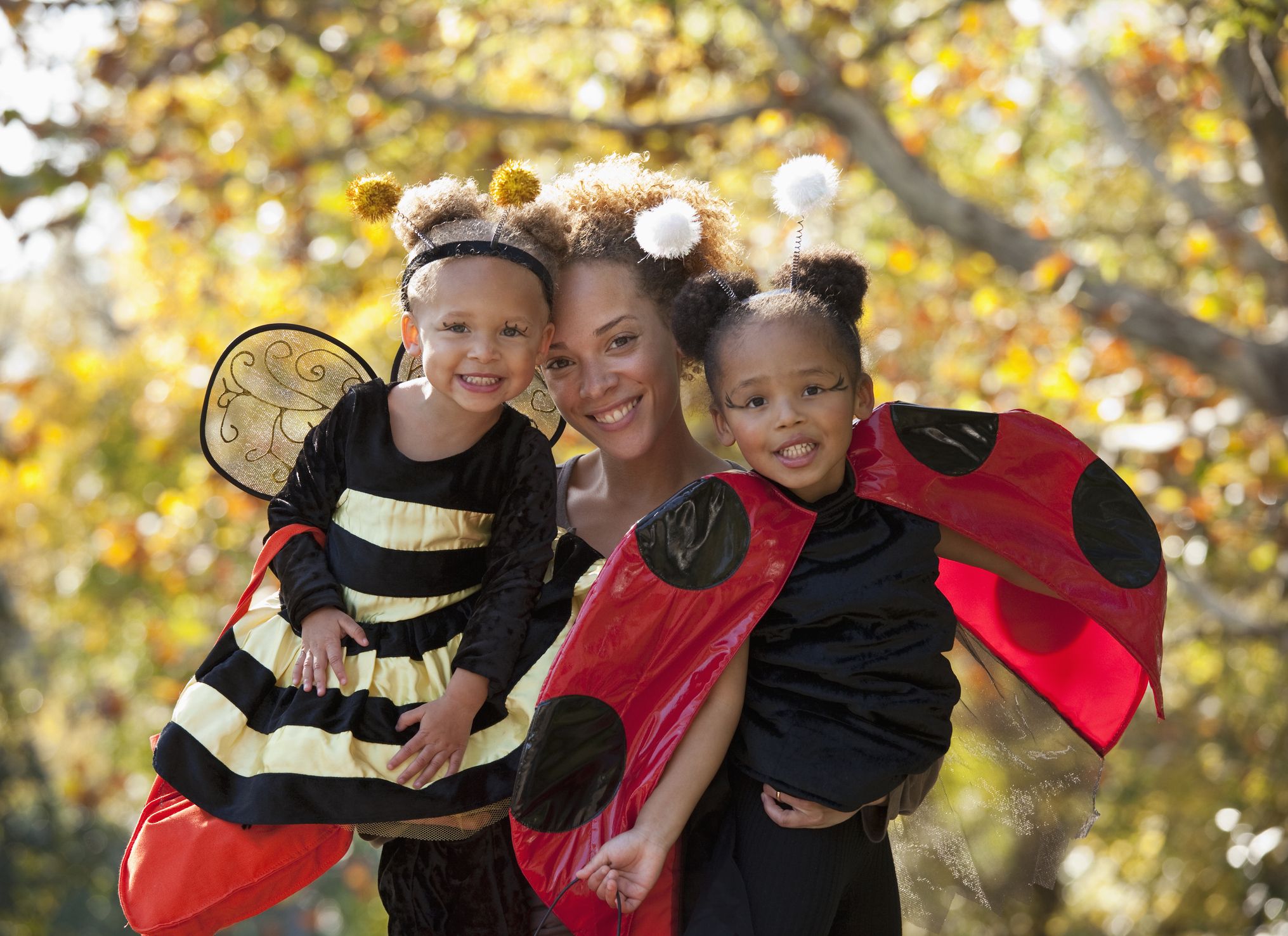 Mommy Flower and Baby Ladybug Family Costume