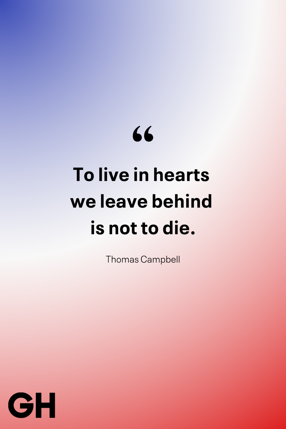 thomas campbell quote on red backdrop
