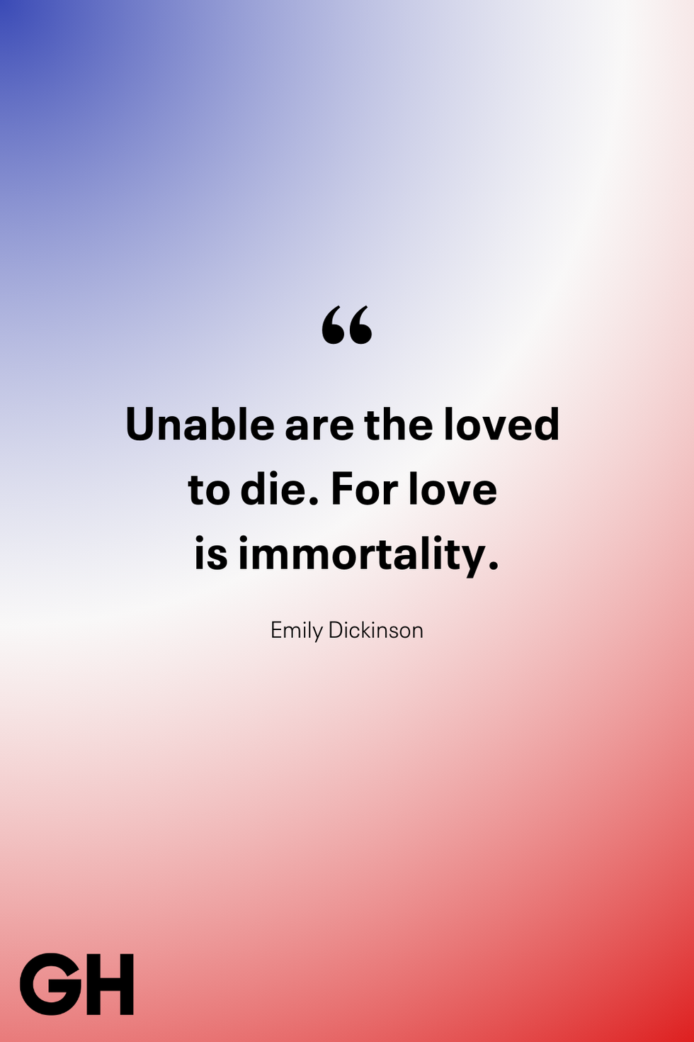 emily dickinson quote on red backdrop