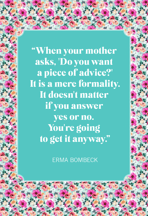 mother daughter quotes bombeck