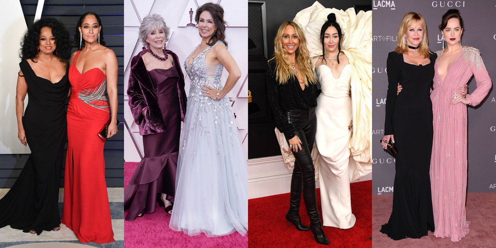 celebrity mother daughter redcarpet outfit