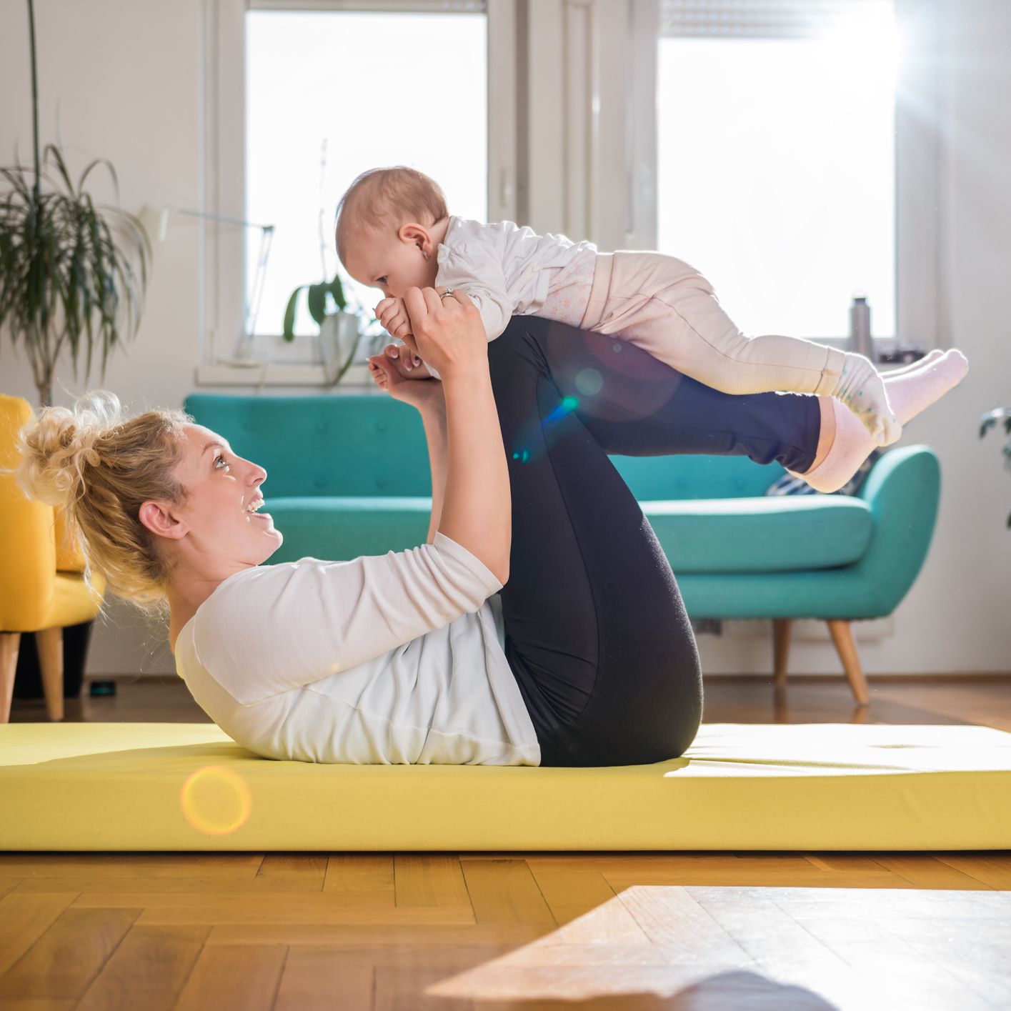 Mom and Baby At-Home Strength Workout  Post partum workout, Post pregnancy  workout, Baby workout