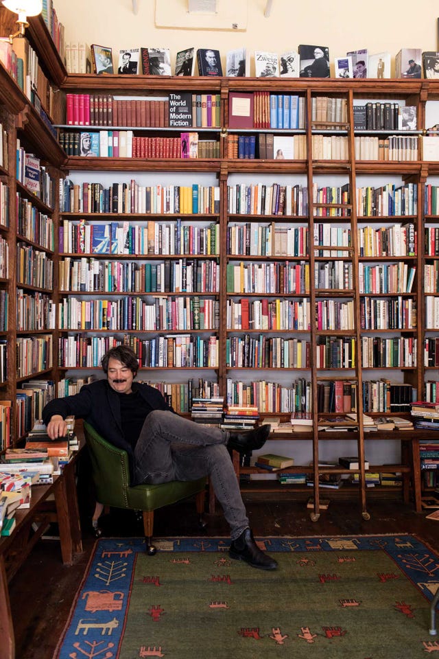 craig florence, owner of mother foucault’s bookshop, has created a cozy environment for conversation, contemplation, and thousands of books
