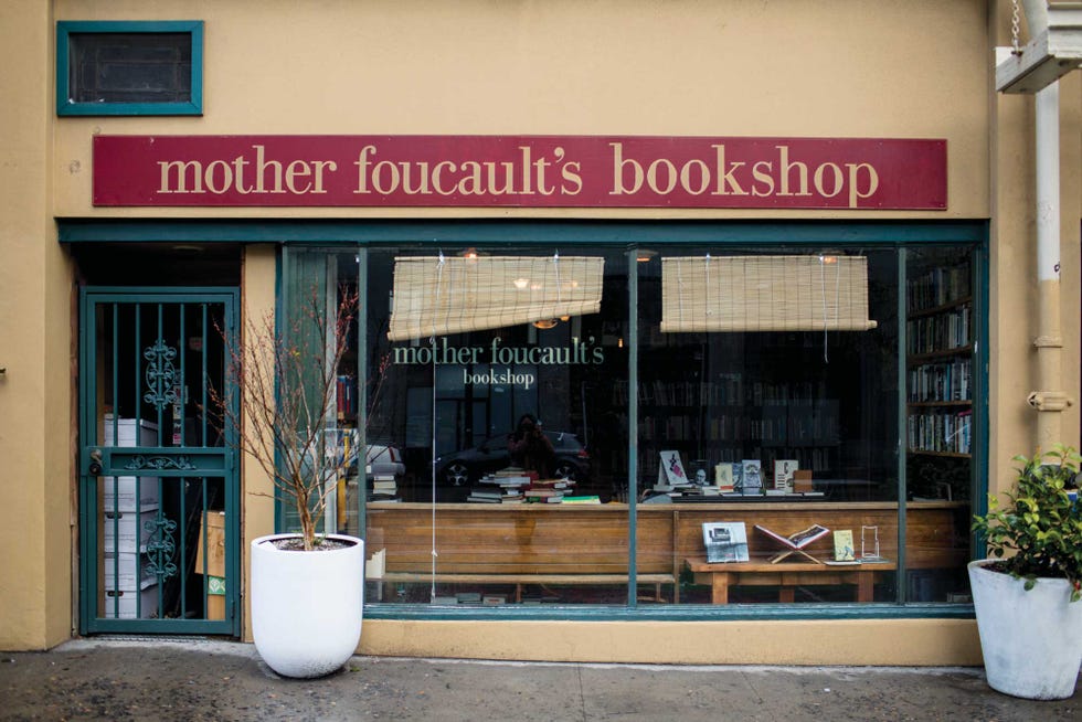 craig florence, owner of mother foucault’s bookshop, has created a cozy environment for conversation, contemplation, and thousands of books