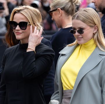 paris, france january 25 l r reese witherspoon and ava phillippe attend the fendi haute couture springsummer 2024 show as part of paris fashion week on january 25, 2024 in paris, france photo by marc piaseckiwireimage