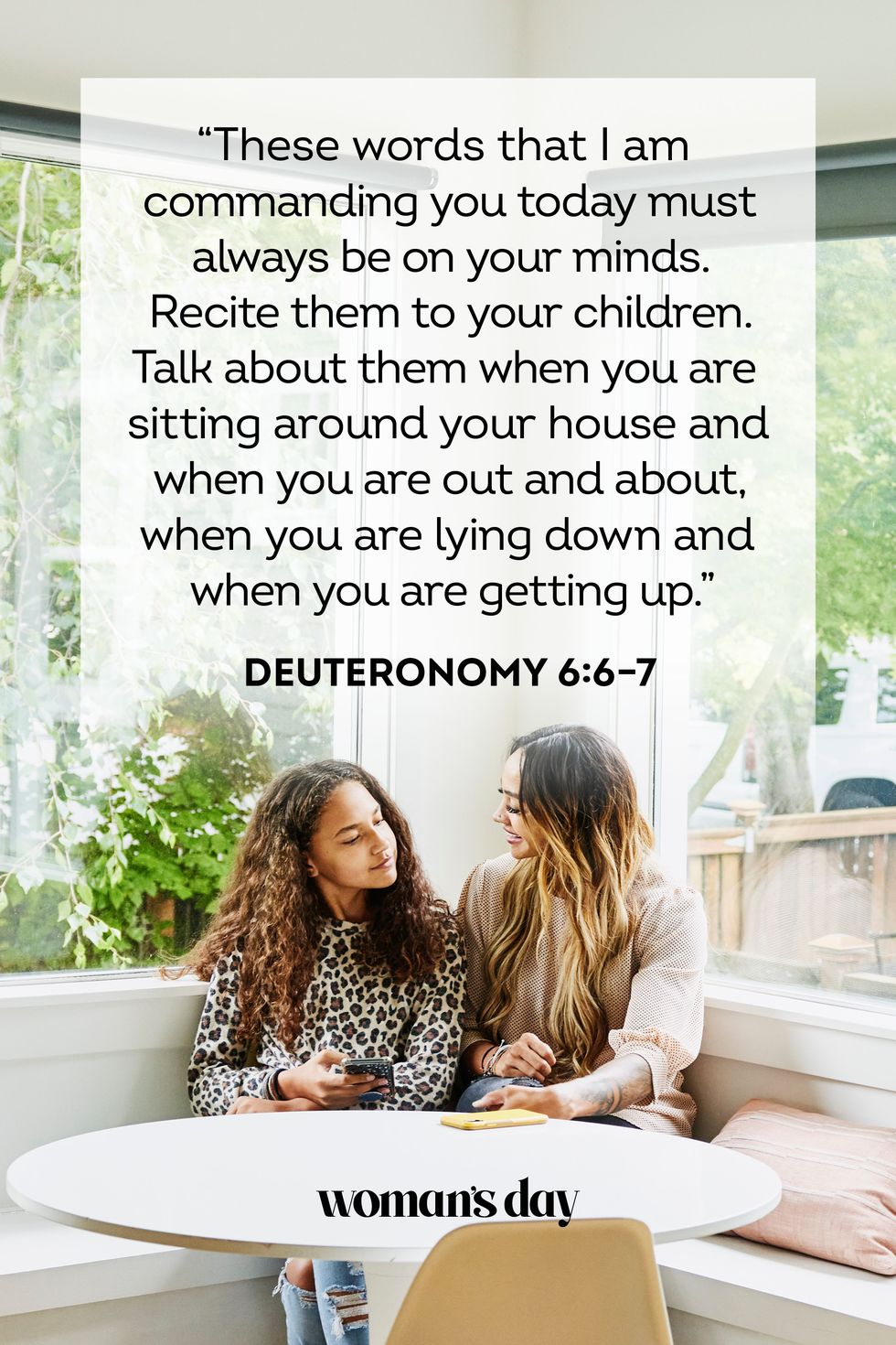 mothers day bible verses deuteronomy 6 6 7