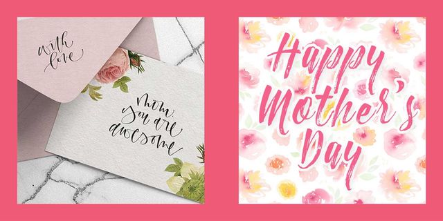 Happy Mother's Day Watercolor Greeting Card, Handmade, Gifts For Mom   Happy mother's day card, Mother's day greeting cards, Mothers day cards