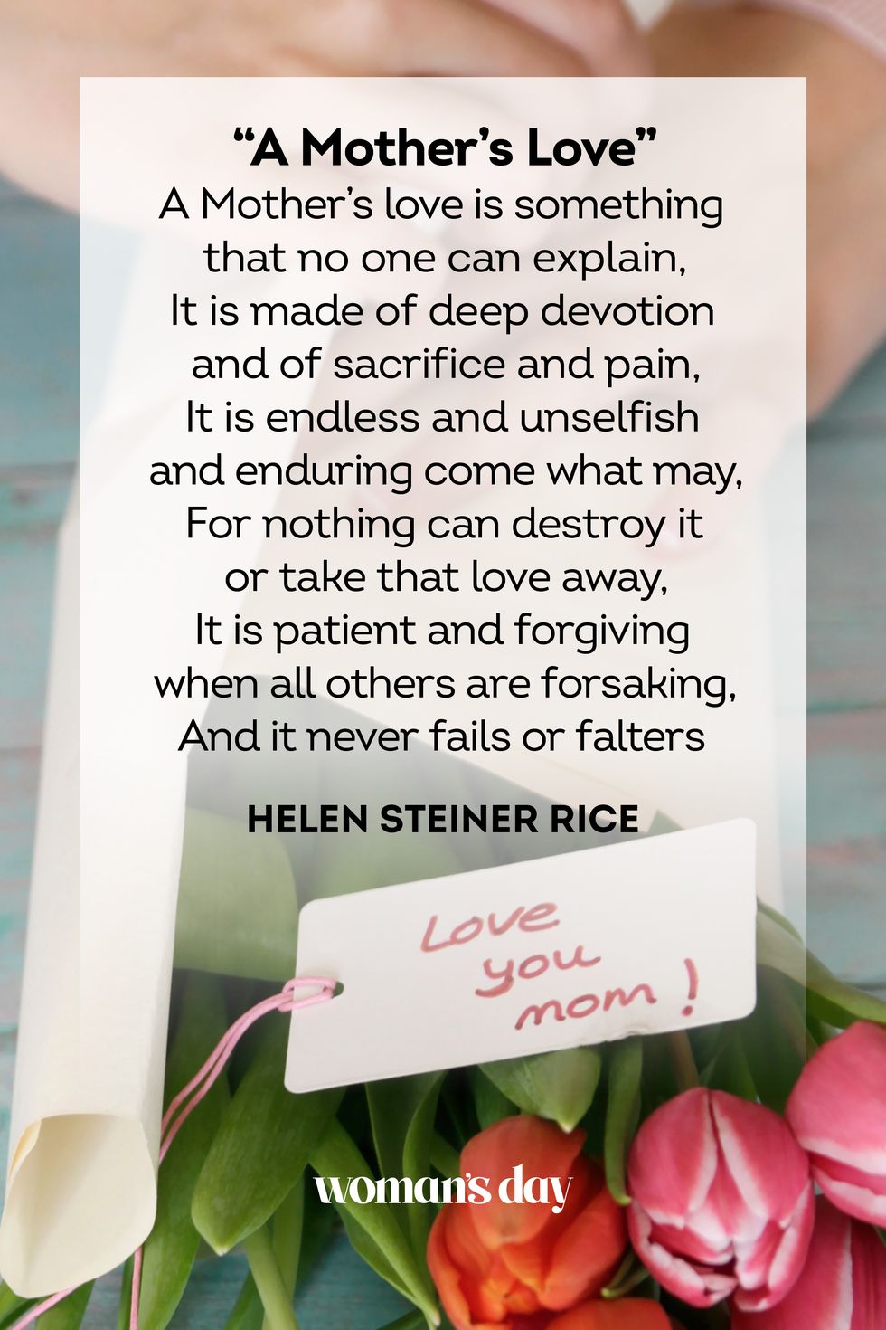 mothers day poems helen steiner rice
