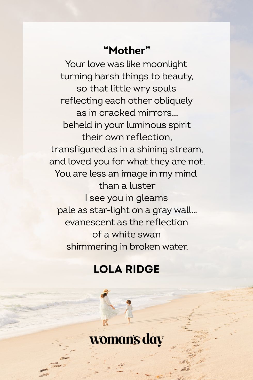 best mother's day poems by lola ridge