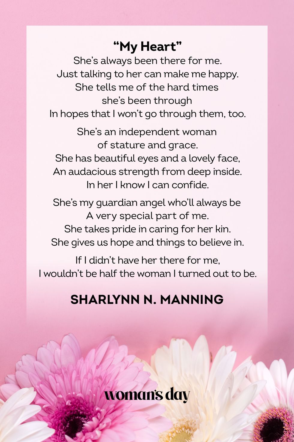 mothers day poems sharlynn n manning