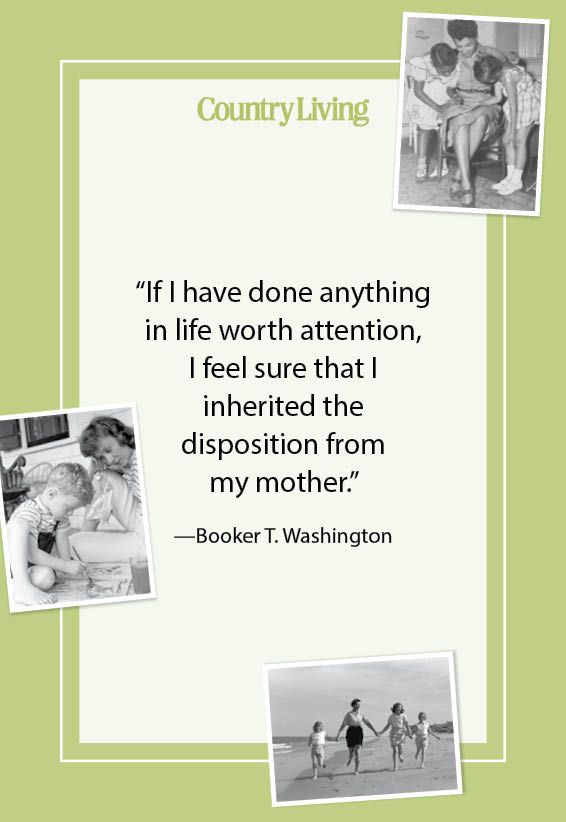booker t washington mother son quote