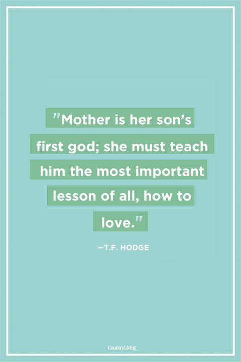 52 Best Mother Son Quotes - Mom and Son Relationship Sayings