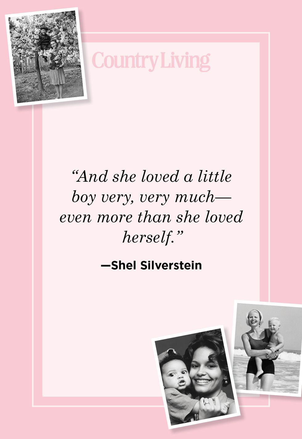 unconditional love mother son quote shel silverstein