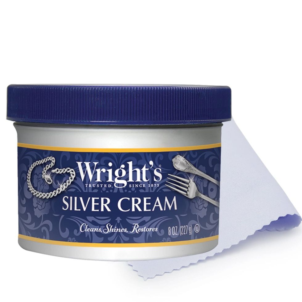 wright's silver cleaner and polish cream, a tried and true product that might be part of show and tell mother's day activity