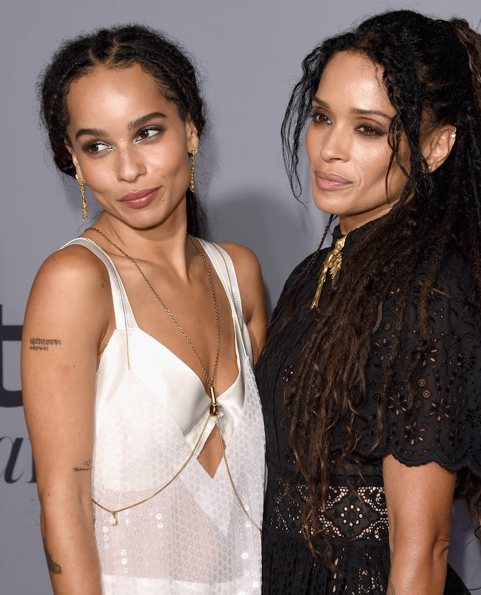 honoree zoe kravitz l and presenter lisa bonet attend the instyle awards at getty center on october 26, 2015 in los angeles, california photo by jason merrittgetty images for instyle