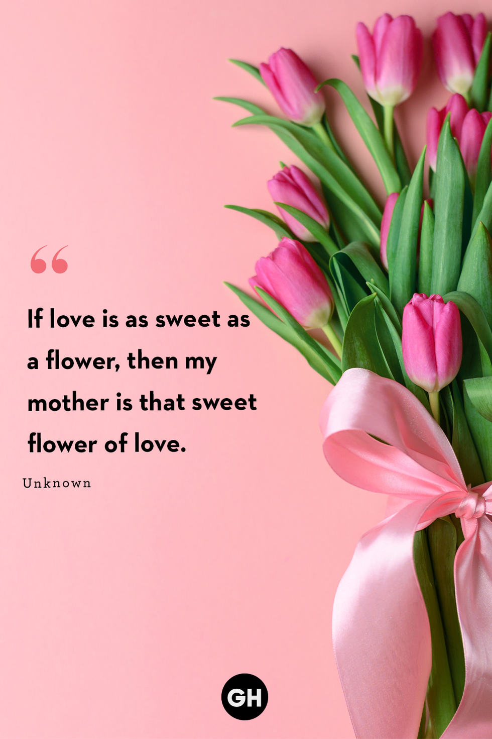 mother's day instagram captions love as sweet as a flower quote