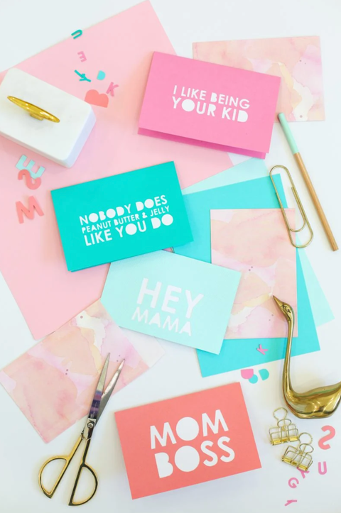 mothers day card ideas cutout printable cards