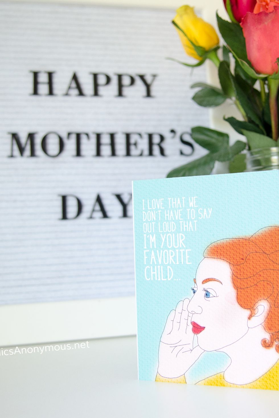 mothers day card ideas favorite child printable