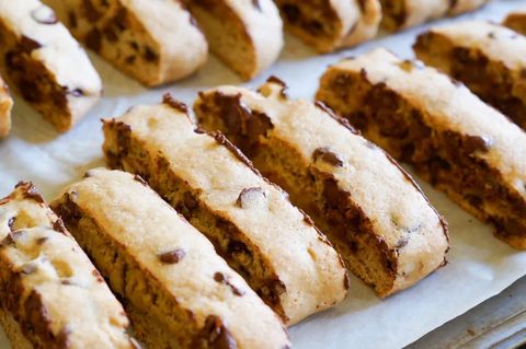biscotti with chocolate chips