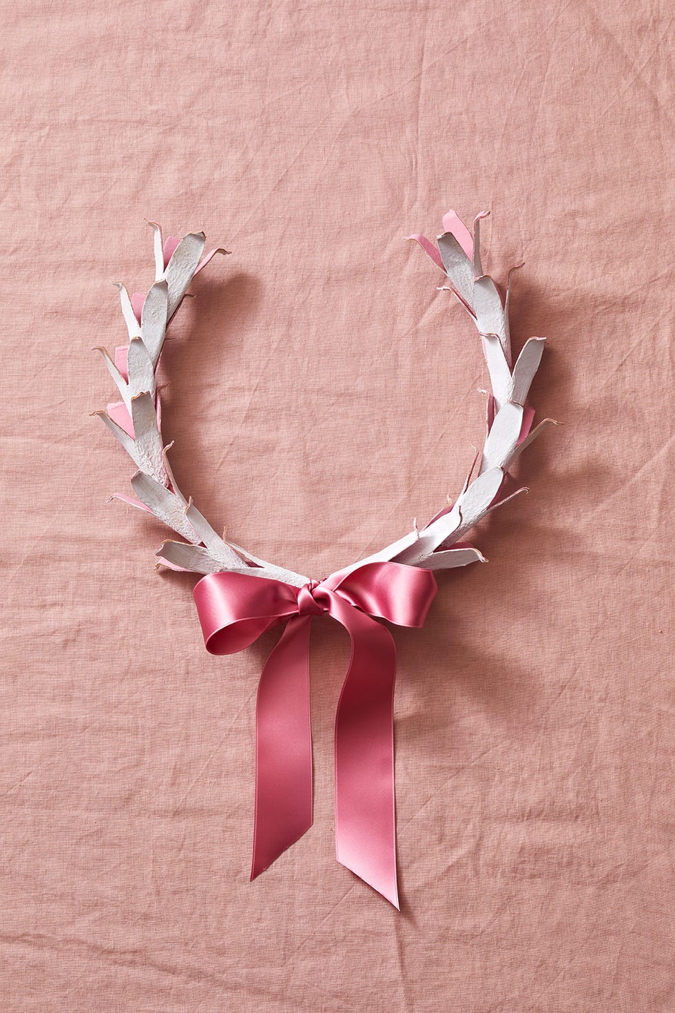 diy egg carton wreath