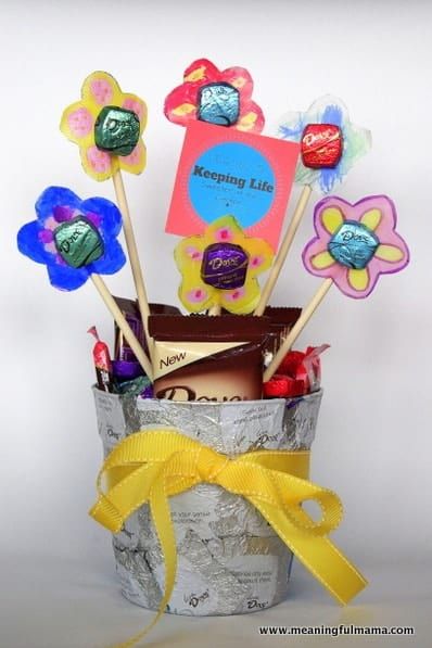 mothers day crafts for kindergarteners sweets bucket