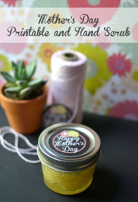 mothers day crafts  homemade hand scrub