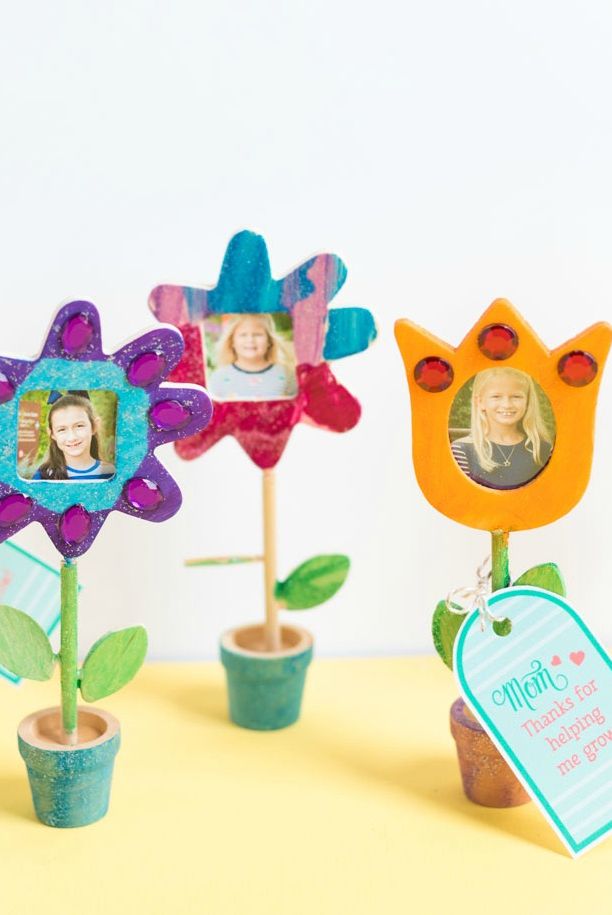 mothers day crafts  mothers day photo flowers