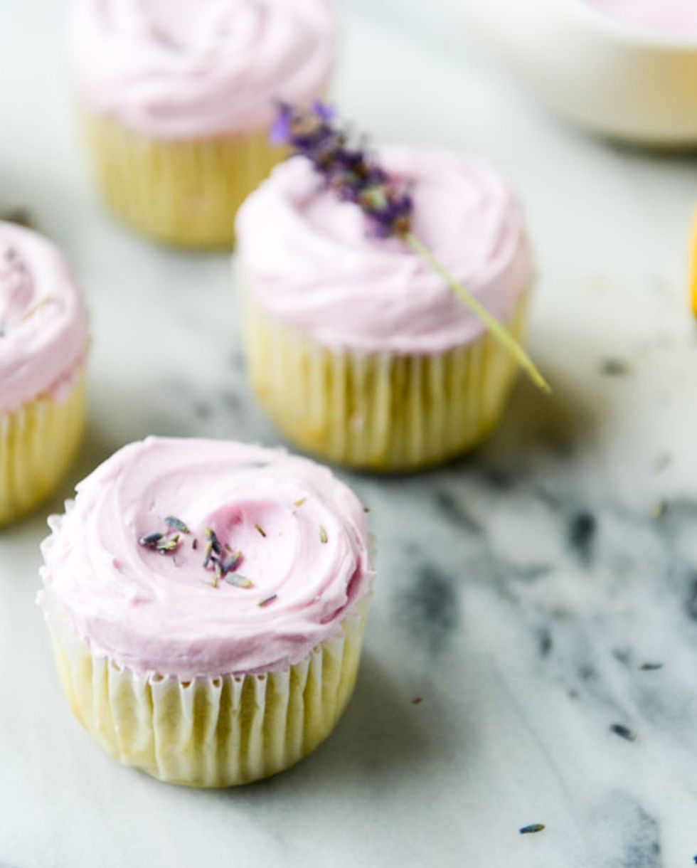 mothers day cupcakes lemon cupcakes with lavender