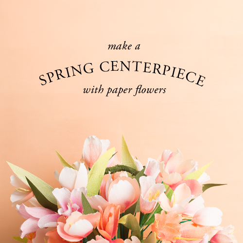 Mother's Day Decorative Paper Flower Centerpiece