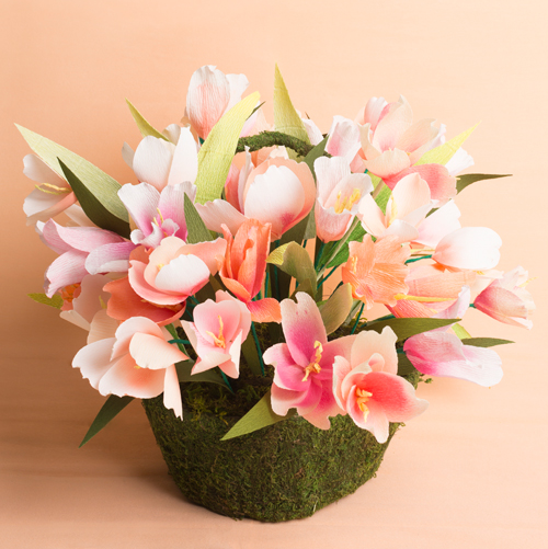 Mother's Day Decorative Paper Flower Centerpiece