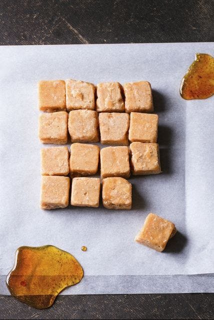 almond butter fudge bars