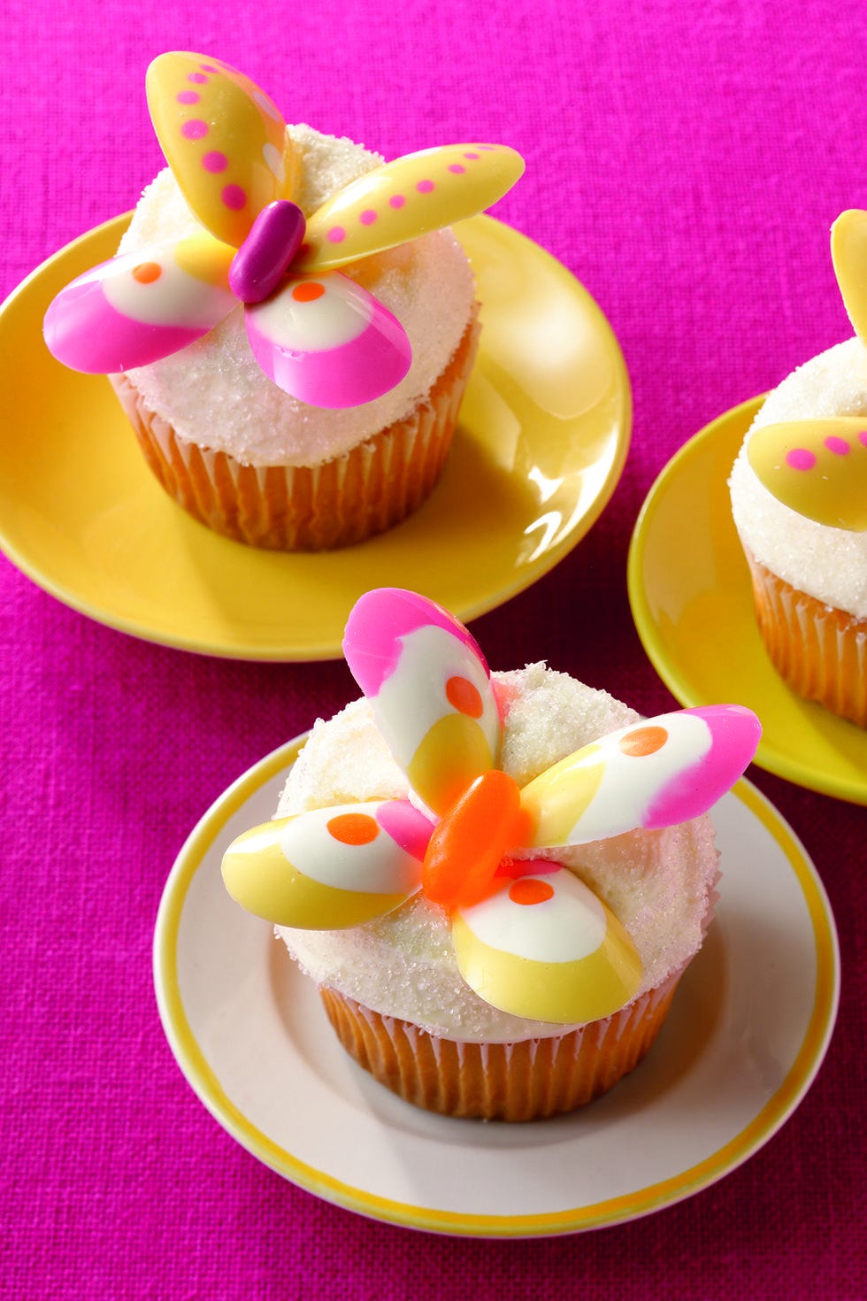 mothers day desserts  lemon butterfly cupcakes