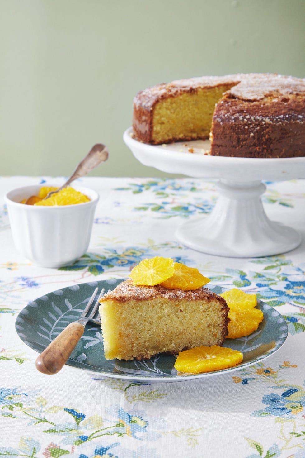 mothers day desserts olive oil cake with citrus compote