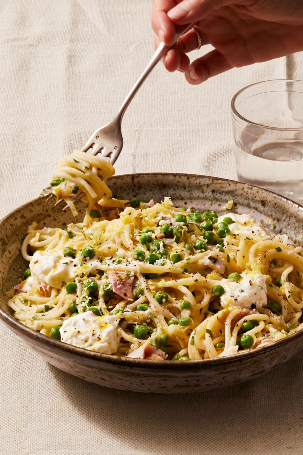 mothers day dinner ideas spring pea pasta